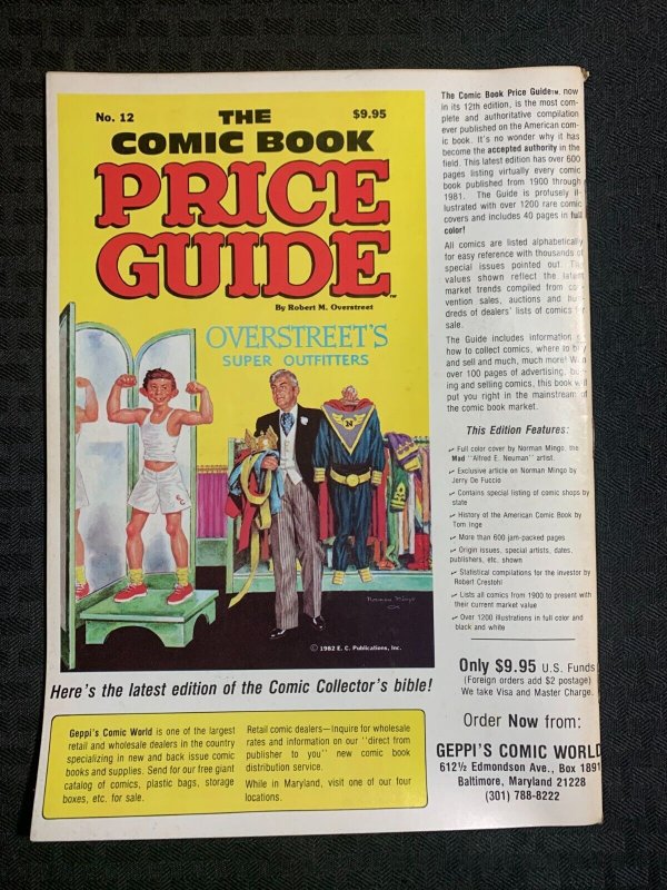 1982 COMICS SCENE Starlog Magazine #3 FN 6.0 Frank Miller Bob Layton Swamp Thing