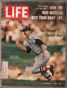 Life 9/8/1967-Carl Yastrzemski -Boston Red Sox-G