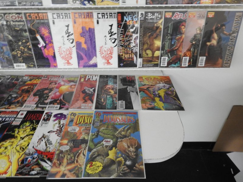 Huge Lot 150+ Comics W/ Pitt, Powers, Red Sonja+ Avg VF- Condition!