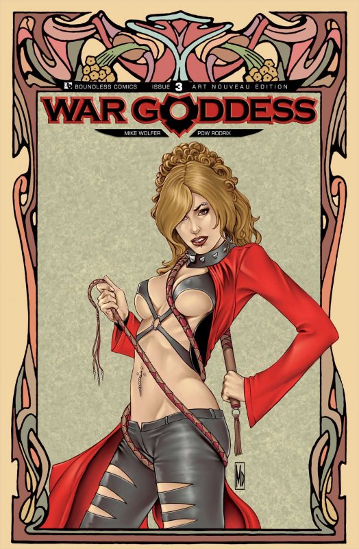 War Goddess #3C VF/NM ; Boundless | Art Nouveau Variant