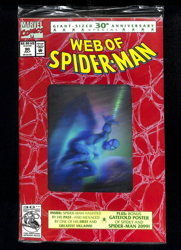 Web of Spider-Man #90 Hologram Cover!