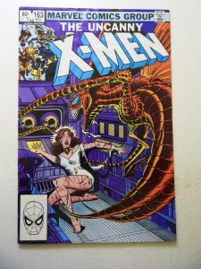 The Uncanny X-Men #163 (1982) VG Condition moisture stains/damage