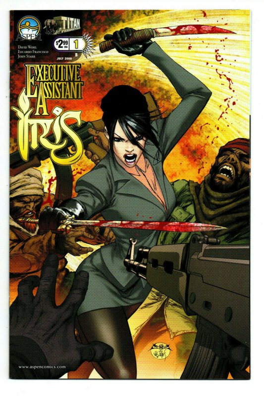 Executive Assistant Iris #1 B Cover Variant - Aspen - 2009 - (-NM)