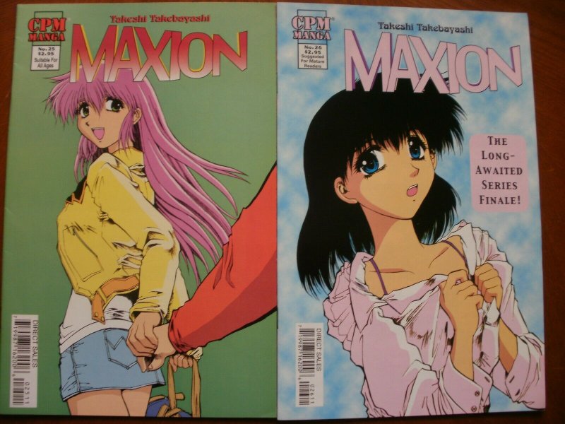 2 Near-Mint CPM Manga MAXION #25 #26 (2001) Takebayashi (Mature Reader) Art