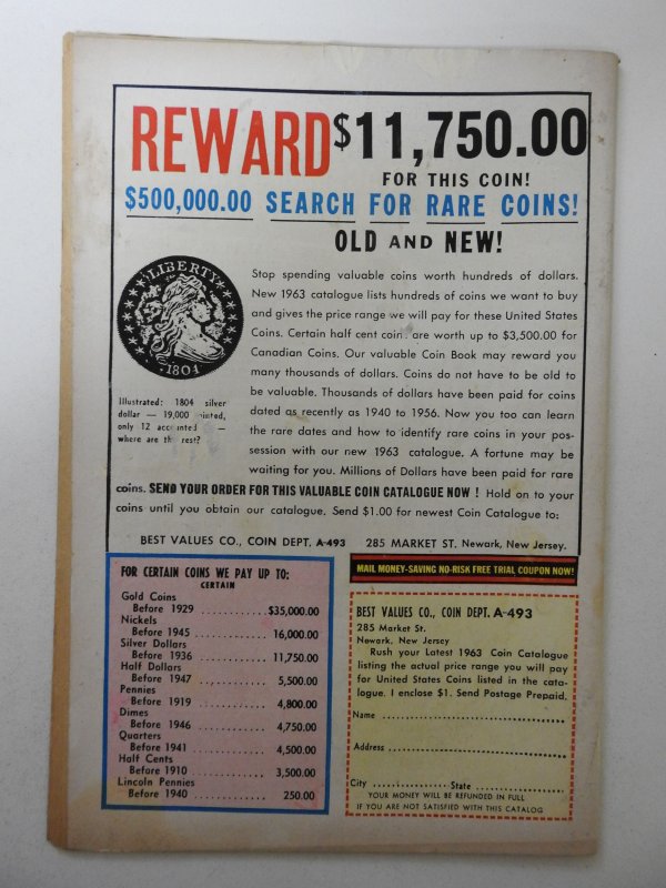 Superman #162 (1963) VG Condition moisture stain, stamp fc