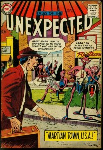 TALES OF THE UNEXPECTED #33 1959 DC MARTIAN TOWN USA VG/FN