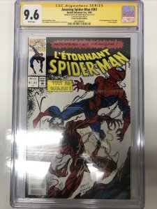 Amazing Spider-Man (1993) # 361 (CGC 9.6 SS) Signed & Sketch Mark Bagley•Censu=1