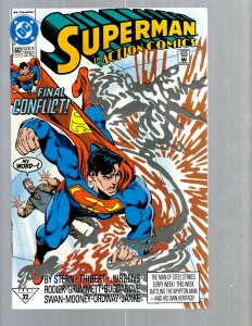 12 Superman Action Comics # 663 664 665 666 667 668 669 670 671 672 673 674 GK50