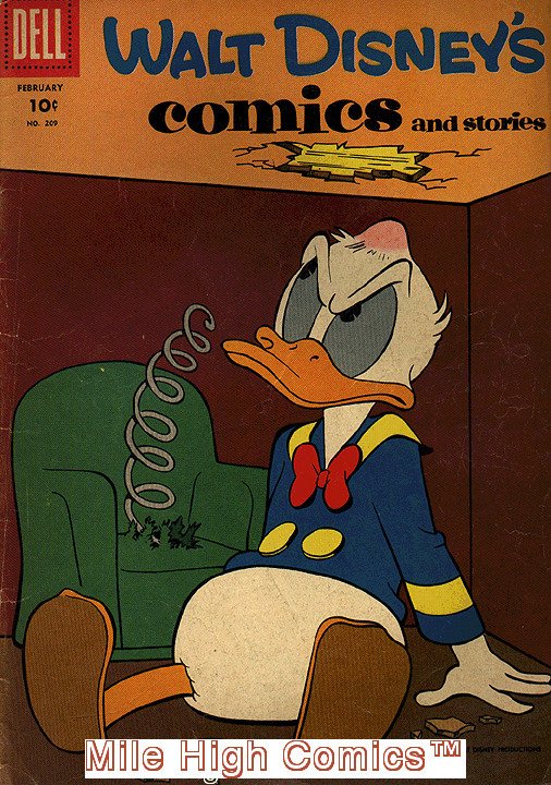 WALT DISNEY'S COMICS AND STORIES (1940 Series)  (DELL) #209 Good Comics