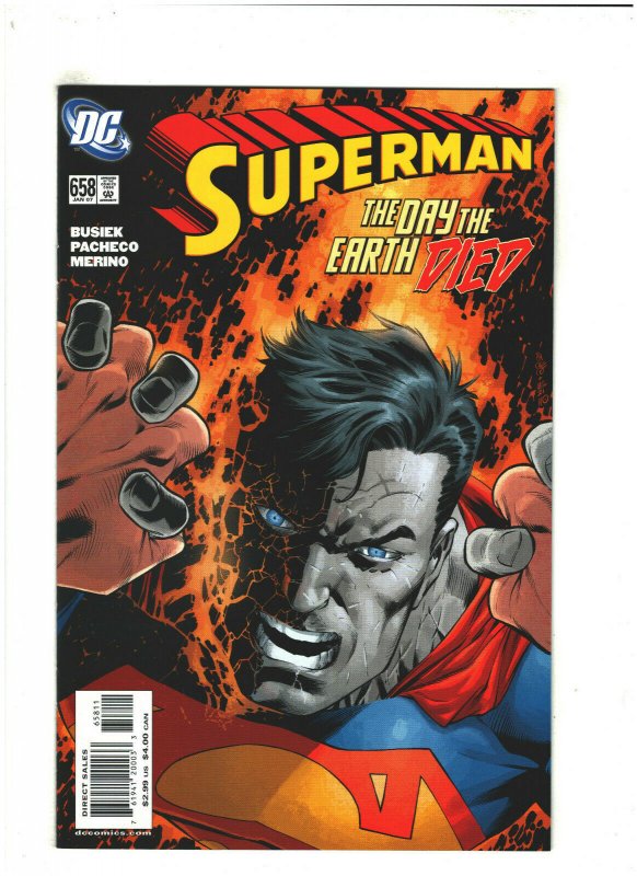 Superman #658 NM- 9.2 DC Comics Kurt Busiek & Carlos Pacheco, Wonder Woman app. 