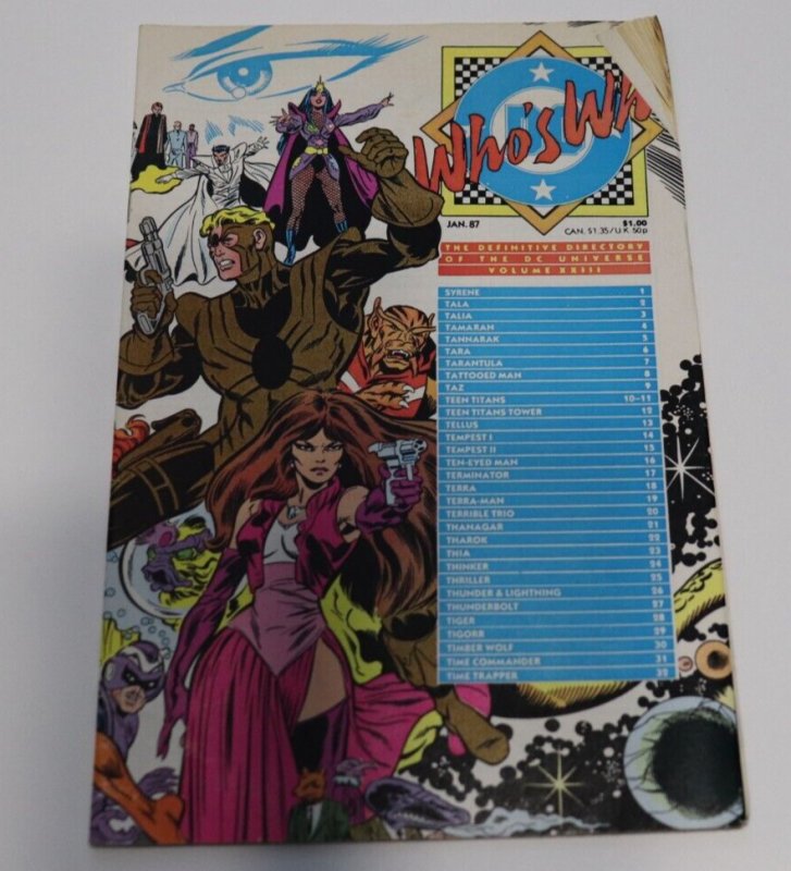 Who's Who: Definitive Directory DC Universe #23 DC 1987 Comic Book