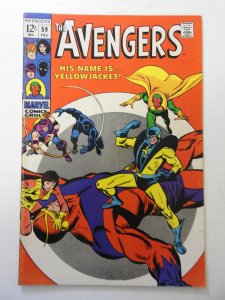 Avengers #59 FN Condition! First appearance of Yellowjacket!