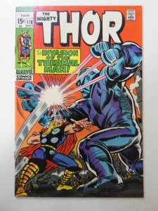 Thor #170 (1969) GD/VG Condition! Moisture damage, rust on staples