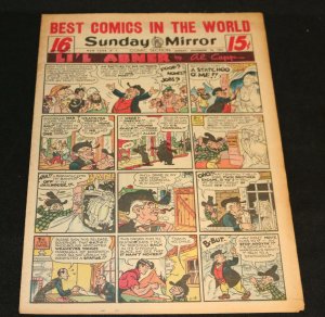 1951 Sunday Mirror Weekly Comic Section November 18th (VF) Superman Action