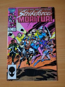 Strikeforce Morituri #3 ~ DOLLAR BIN ~ 1987 Marvel Comics 