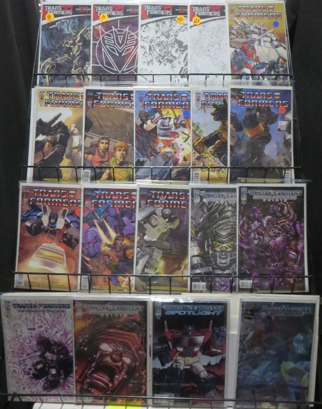 TRANSFORMERS IDW COLLECTION! 19 ISSUES! VARIANTS! INFILTRATION! VF-NM/Bag/boards