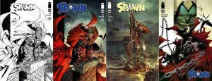 Spawn # 315 Cover A B C & E Set NM Image