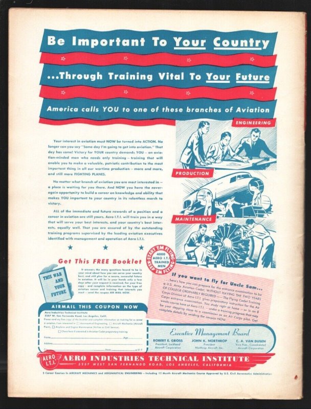 Air Trails 3/1942-Format change-Bedsheet format-Can the Japs Produce-WWII, ...
