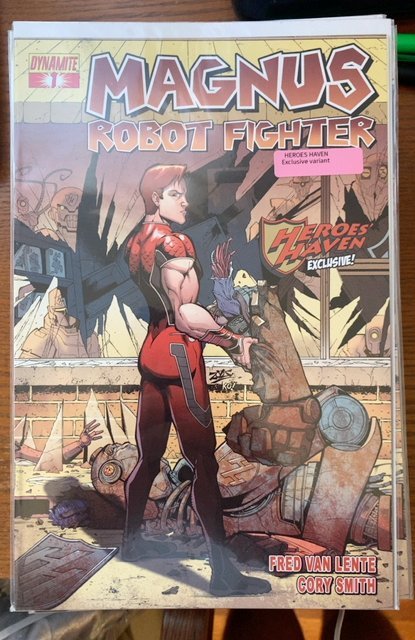 Magnus Robot Fighter #1 Heroes' Haven Exclusive Cover - Ozzy Fernandez (...