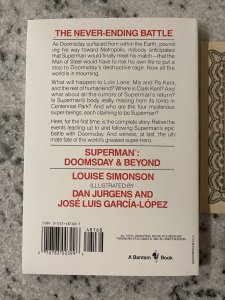 Superman Doomsday & Beyond SIGNED By Louise Simonson DC Comics Book Bantam J935 