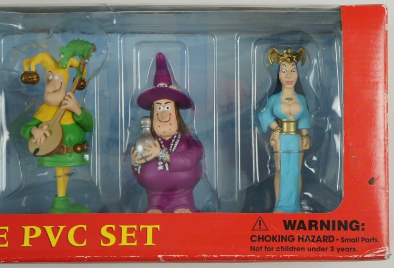 Sergio Aragones' Groo the Wanderer Seven Piece PVC set - Dark Horse Comics 2002 