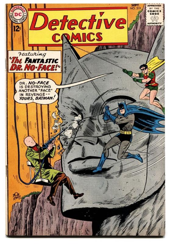 DETECTIVE  #319 1963-comic book DC-DR NO-FACE-BATMAN-JOHN JONES