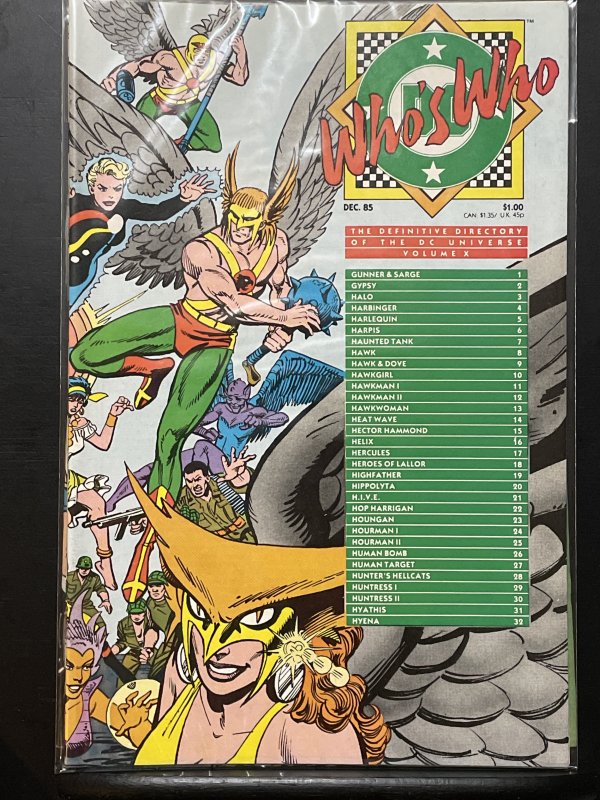 Who's Who: The Definitive Directory of the DC Universe #10 (1985)