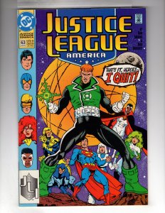 Justice League America #63 (1992)     / SB#5