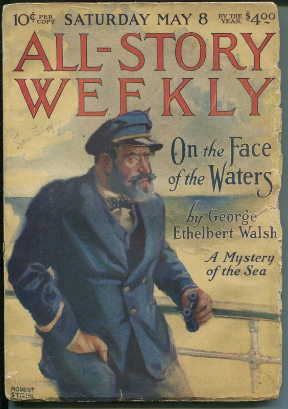 Argosy All-Story Weekly-5/8/1920-Munsey-Modest Steinn cover-pulp thrills-G/VG