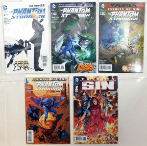 Phantom Stranger Lot 5 #4, 13, 20, 22, Trinity Sin 1 2014 DC 1st Print Comics