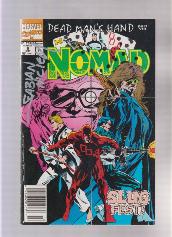 Nomad #6 - SIGNED BY FABIAN NICIEZA! (7.5/8.0) 1992