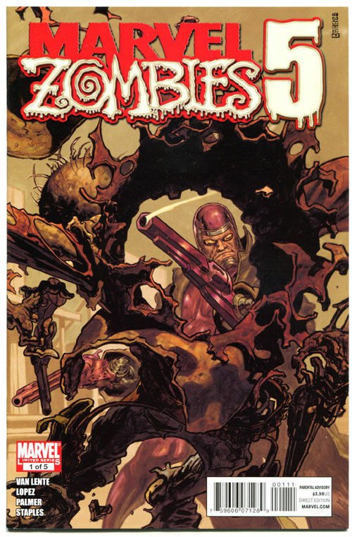 MARVEL ZOMBIES 5 : #1 2 3 4 5, VF/NM, Howard the Duck, Machine Man, Undead, 2010