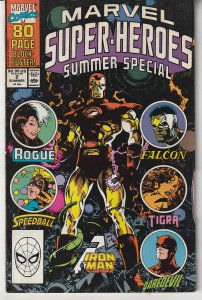 Marvel Super Heroes(vol. 2) # 2  Iron Man, Falcon, Daredevil, Rogue, Tigra !