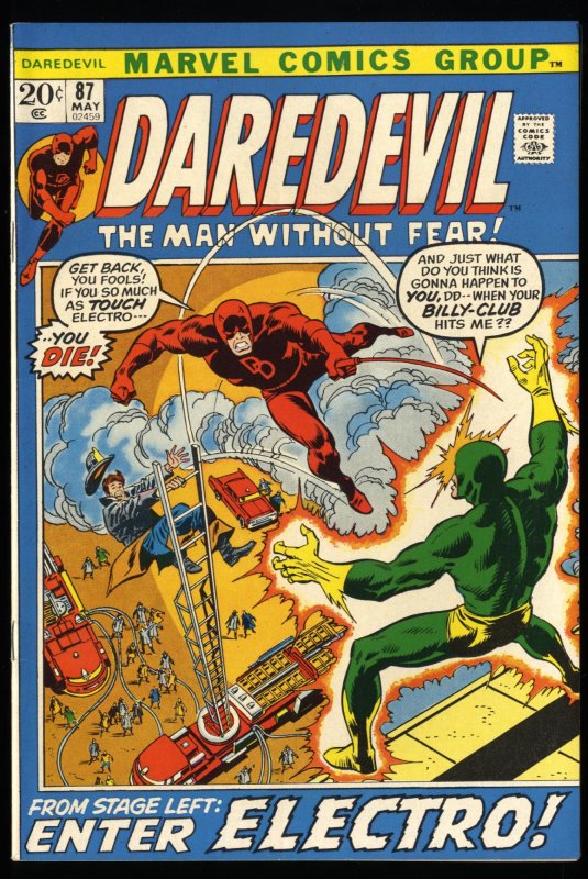 Daredevil #87 NM- 9.2 Marvel Comics