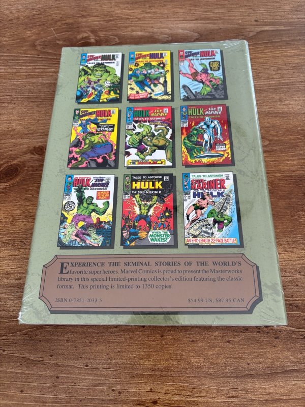 Marvel Masterworks Vol # 56 Incredible Hulk Book Limited 1350 SEALED Copy 5 J411
