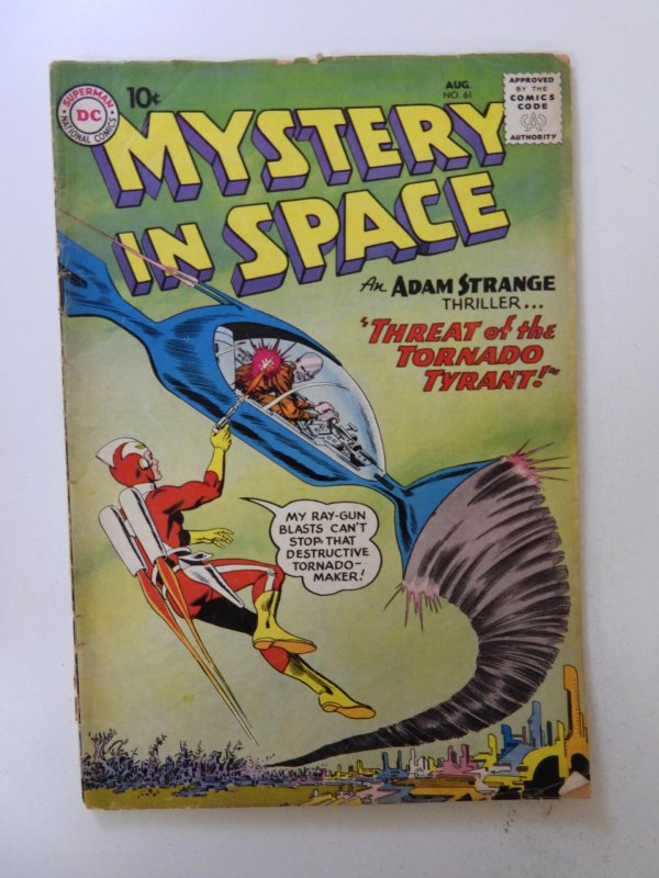 Mystery In Space #61 (1960) GD/VG condition 1 1/2 cumulative spine split