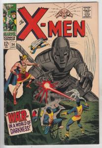 X-Men #34 (Jul-67) FN+ Mid-High-Grade X-Men