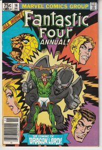 Fantastic Four Annual #16 Newsstand Edition (1981)