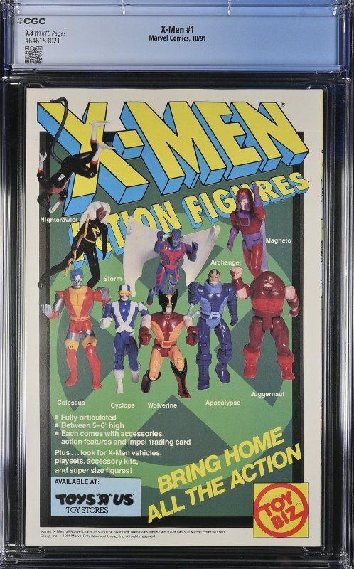 X-Men #1 (10/91) Graded CGC 9.8