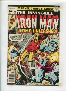 IRON MAN #95 (7.0) ULTIMO UNLEASHED!! 1976 