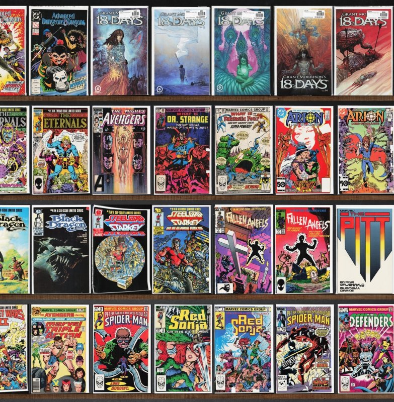 Huge Lot 140+ Comics with Dc Comics Presents, Eternals & More!