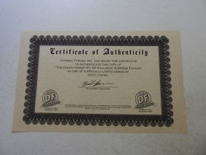 Green Hornet #1 Dynamic Forces Exclusive surprise Variant (2010) see desc