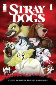 STRAY DOGS #1  2nd PRINT COVER IMAGE COMICS.