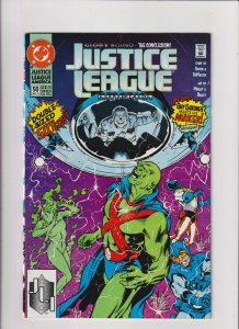 Justice League America #50 VF+ 8.5 DC Comics 1991 Guy Gardner,Blue Beetle