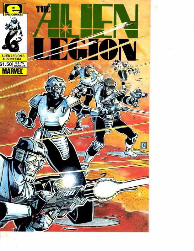 Lot Of 3 Alien Legion Epic Comic Book #1 2 3   MS22