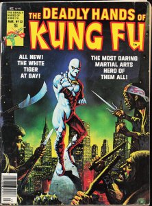 The Deadly Hands of Kung Fu #22 (1976) White Tiger [Key Issue]