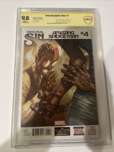 Amazing Spider-Man (2014) # 4 (CBCS 9.8 WS) Witness Signed Ramos | 1st Print