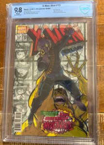 X-Men: Blue #13 3D Lenticular Variant (2017) CBCS 9.8