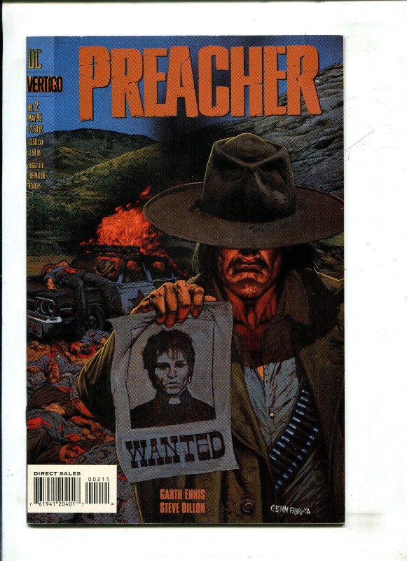 PREACHER #2 - 1ST SAINT OF KILLERS THE FISHERMAN COLLECTION (9.2) 1995