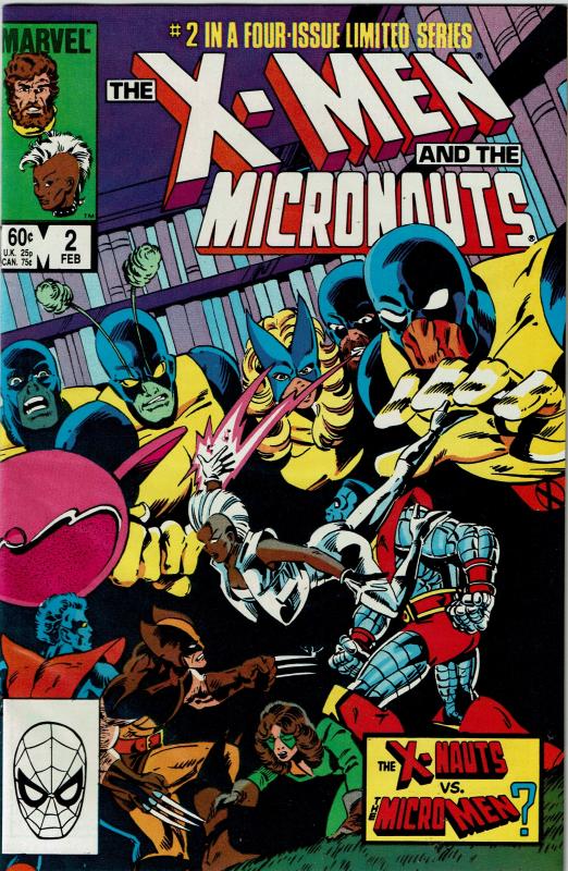 X-Men & Micronauts #1-4, 9.0 or Better